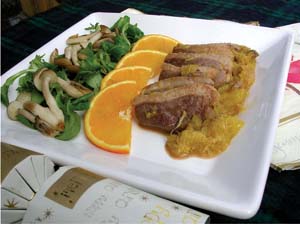A christmas duck starter