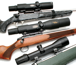 Laser rifle scopes on test