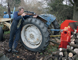 Shooting on a farmyard