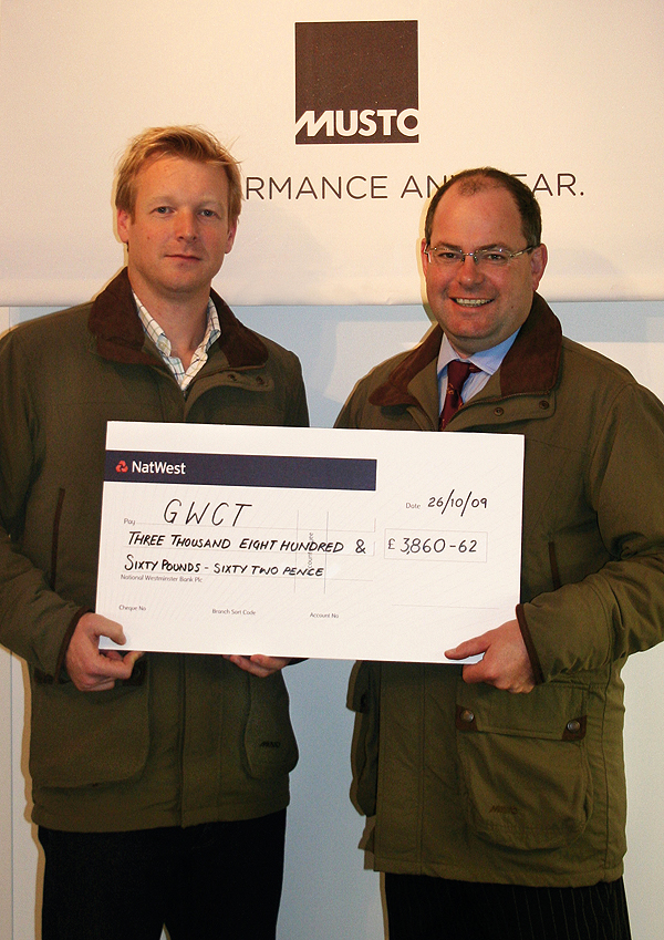 Musto donates to the GWCT