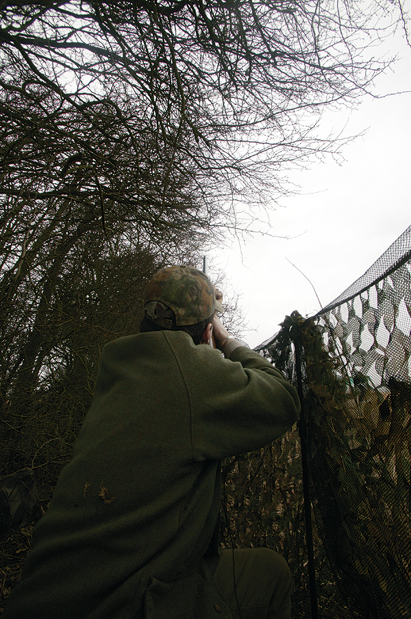 Roost shooters swooped on by police helicopter