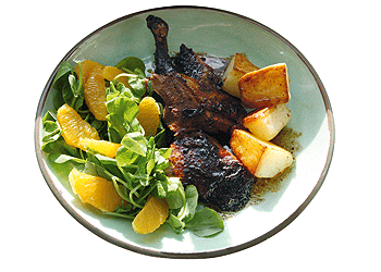 Spiced duck